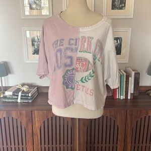 Aeropostale Graphic Crop Tee